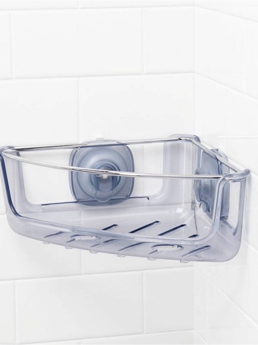 OXO suction cup shower caddy